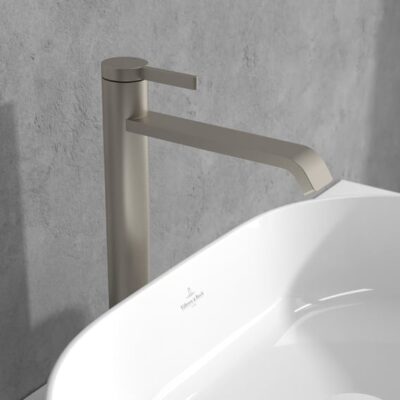 Villeroy & Boch Dawn wastafelkraan met AquaSmart nikkel geborsteld TVW10610615264 6