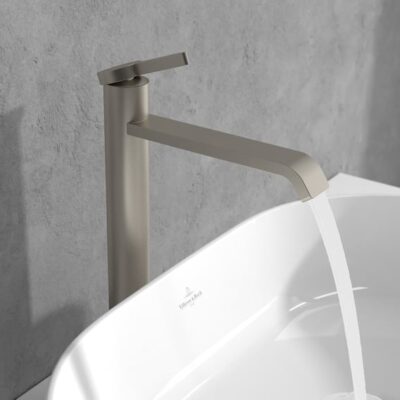 Villeroy & Boch Dawn wastafelkraan met AquaSmart nikkel geborsteld TVW10610615264 7