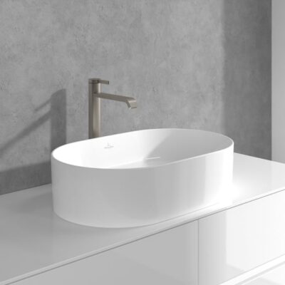Villeroy & Boch Dawn wastafelkraan met AquaSmart nikkel geborsteld TVW10610615264 10