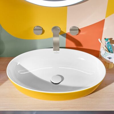 Villeroy & Boch Dawn wastafelkraan met AquaSmart nikkel geborsteld TVZ10600200064 5