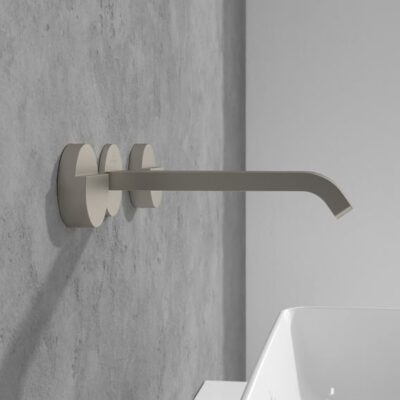 Villeroy & Boch Dawn wastafelkraan met AquaSmart nikkel geborsteld TVZ10600200064 8