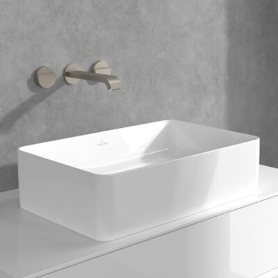 Villeroy & Boch Dawn wastafelkraan met AquaSmart nikkel geborsteld TVZ10600200064 10