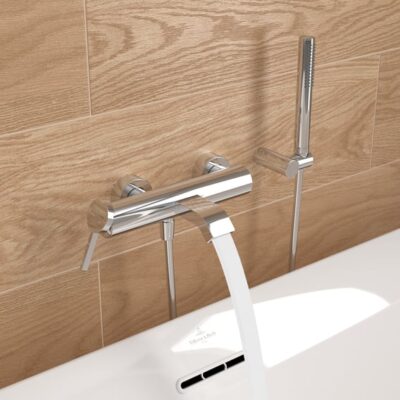 Villeroy & Boch Embrace eengreeps opbouw badmengkraan 2 verbruikers chroom TVT10800100061 4