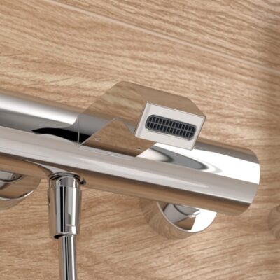 Villeroy & Boch Embrace eengreeps opbouw badmengkraan 2 verbruikers chroom TVT10800100061 9