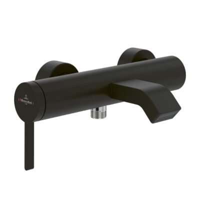 Villeroy & Boch Embrace eengreeps opbouw badmengkraan 2 verbruikers mat-zwart TVT108001000K5 10