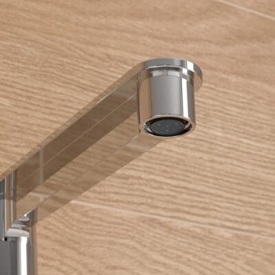 Villeroy & Boch Embrace eengreeps vrijstaande badmengkraan chroom TVT10800300061 9