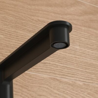 Villeroy & Boch Embrace eengreeps vrijstaande badmengkraan mat-zwart TVT108003000K5 9