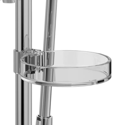 Villeroy & Boch Embrace glijstangset met garnituur 604 mm chroom TVS10801300061 6