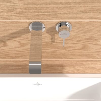 Villeroy & Boch Embrace wastafelkraan met AquaSmart chroom TVT10800200061 8