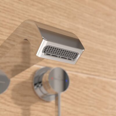 Villeroy & Boch Embrace wastafelkraan met AquaSmart chroom TVT10800200061 9