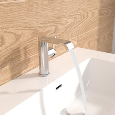 Villeroy & Boch Embrace wastafelkraan met AquaSmart chroom TVW10800100061 4
