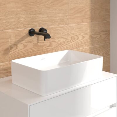 Villeroy & Boch Embrace wastafelkraan met AquaSmart mat-zwart TVT108002000K5 6