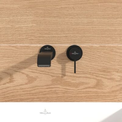 Villeroy & Boch Embrace wastafelkraan met AquaSmart mat-zwart TVT108002000K5 7