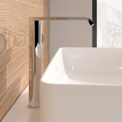 Villeroy & Boch Embrace wastafelkraan met verhoogde kraanlichaam met AquaSmart chroom TVW10800200061 5