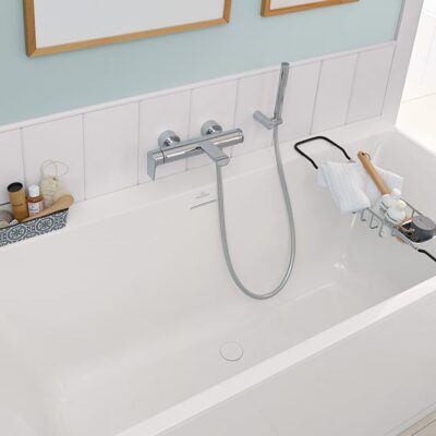 Villeroy & Boch Liberty eengreeps opbouw badmengkraan 2 verbruikers chroom TVT10700100061 6