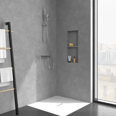 Villeroy & Boch Liberty eengreeps opbouw douchemengkraan 1 verbruiker chroom TVS10700300061 4