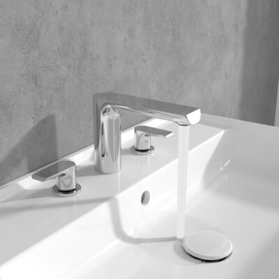 Villeroy & Boch Liberty wastafelkraan met AquaSmart chroom TVW10700700061 4