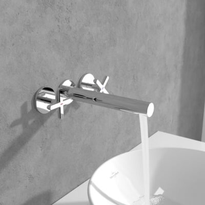 Villeroy & Boch Loop & Friends wastafelkraan met AquaSmart chroom TVZ10601200061 4