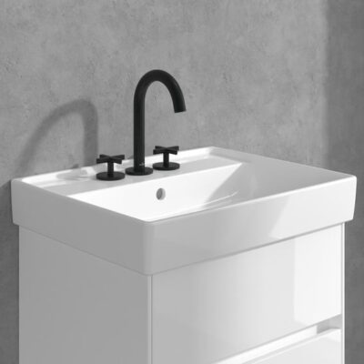Villeroy & Boch Loop & Friends wastafelkraan met AquaSmart mat-zwart TVZ106009000K5 6