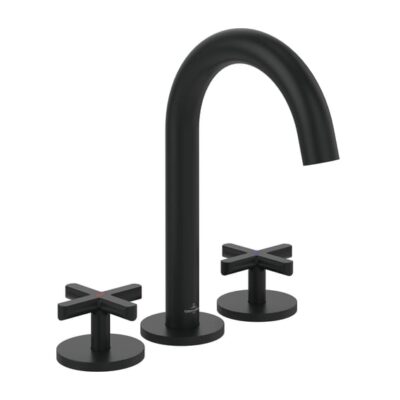 Villeroy & Boch Loop & Friends wastafelkraan met AquaSmart mat-zwart TVZ106009000K5 9