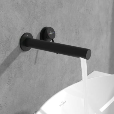 Villeroy & Boch Loop & Friends wastafelkraan met AquaSmart mat-zwart TVZ106010000K5 4