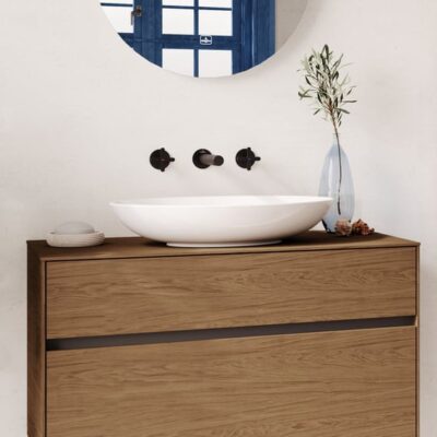 Villeroy & Boch Loop & Friends wastafelkraan met AquaSmart mat-zwart TVZ106012000K5 11