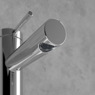 Villeroy & Boch Loop & Friends wastafelkraan met trekstang-afvoergarnituur chroom TVW10610215361 9