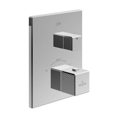 Villeroy & Boch Mettlach thermostaat voor douche 1 verbruiker chroom TVT12600100061 7