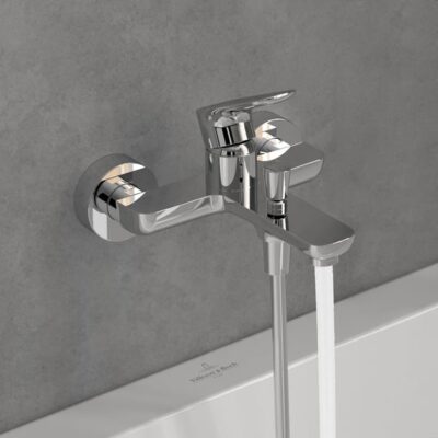 Villeroy & Boch O.novo eengreeps opbouw badmengkraan 2 verbruikers chroom TVT10400100061 5