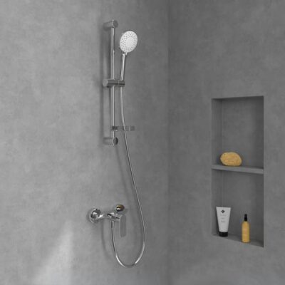 Villeroy & Boch O.novo eengreeps opbouw douchemengkraan 1 verbruiker chroom TVS10400100061 5