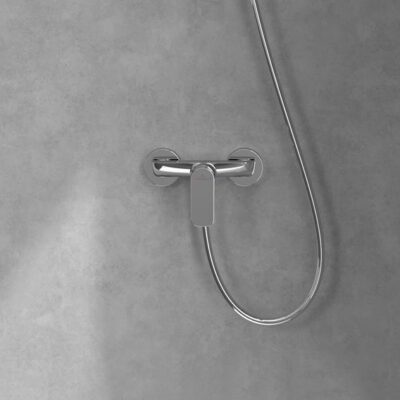 Villeroy & Boch O.novo eengreeps opbouw douchemengkraan 1 verbruiker chroom TVS10400100061 6