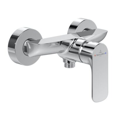 Villeroy & Boch O.novo eengreeps opbouw douchemengkraan 1 verbruiker chroom TVS10400100061 10