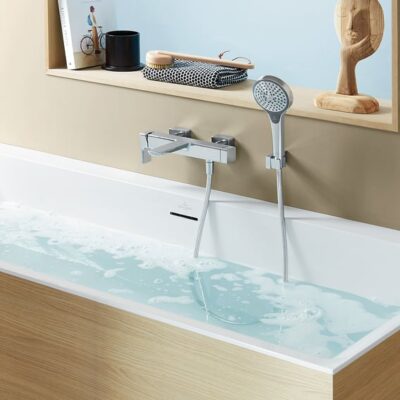 Villeroy & Boch Subway 3.0 eengreeps opbouw badmengkraan 2 verbruikers chroom TVT11200200061 5