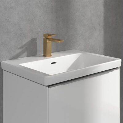 Villeroy & Boch Subway 3.0 wastafelkraan met AquaSmart goud geborsteld TVW11200300076 6
