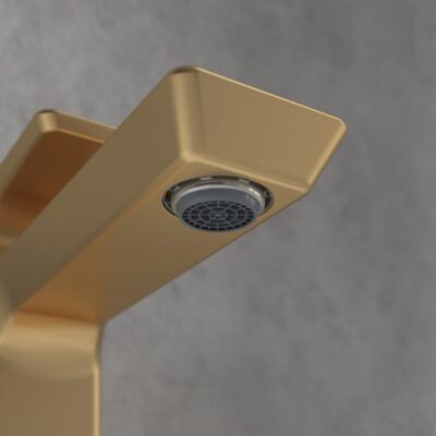 Villeroy & Boch Subway 3.0 wastafelkraan met AquaSmart goud geborsteld TVW11200300076 7