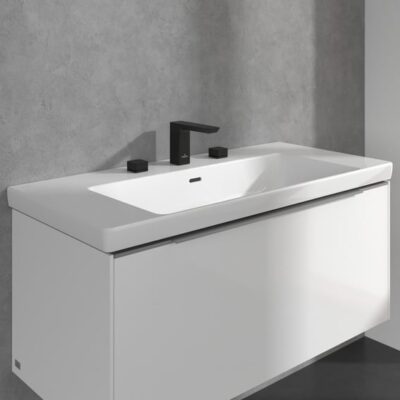 Villeroy & Boch Subway 3.0 wastafelkraan met AquaSmart mat-zwart TVW112005000K5 6