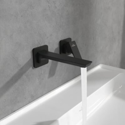 Villeroy & Boch Subway 3.0 wastafelkraan met AquaSmart mat-zwart TVW112007000K5 4