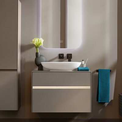 Villeroy & Boch Subway 3.0 wastafelkraan met AquaSmart mat-zwart TVW112007000K5 6