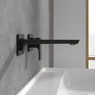 Villeroy & Boch Subway 3.0 wastafelkraan met AquaSmart mat-zwart TVW112007000K5 8