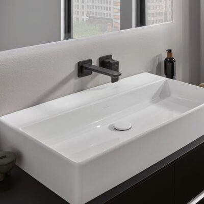 Villeroy & Boch Subway 3.0 wastafelkraan met AquaSmart mat-zwart TVW112007000K5 12