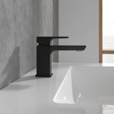 Villeroy & Boch Subway 3.0 wastafelkraan Small met AquaSmart mat-zwart TVW112001001K5 5