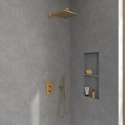 Villeroy & Boch Universal Showers douchearm goud geborsteld TVC00045453076 7