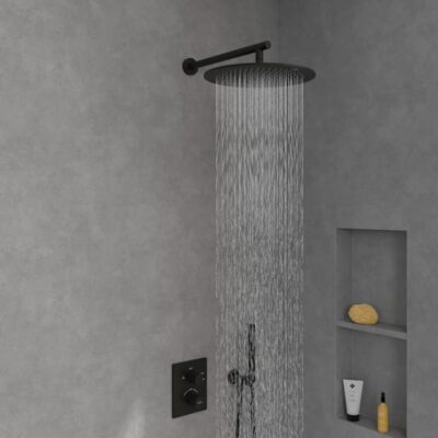 Villeroy & Boch Universal Showers hoofddouche 1 straalsoort Ø350 mm mat-zwart TVC000003000K5 6