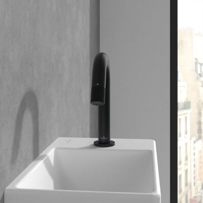 Villeroy & Boch Universal wastafelkraan met AquaSmart mat-zwart TVW000004000K5 6