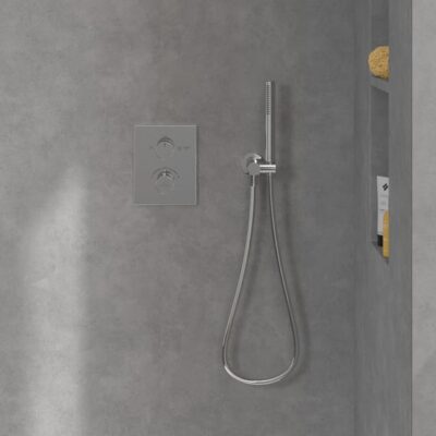 Villeroy & Boch Universele thermostaat voor bad & douche 2 verbruikers chroom TVD00065300061 9